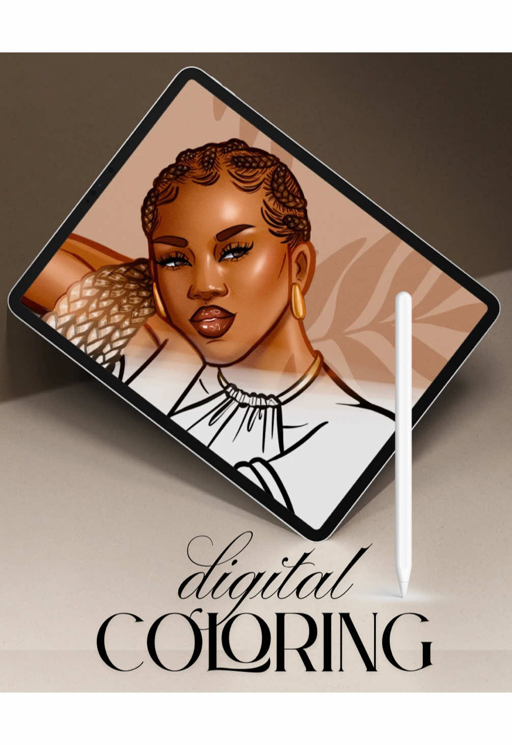 Digital Coloring 101 is here ❤️ grab you iPad and meet me in class #coloring #coloringbook #digitalart #digitalcoloring 