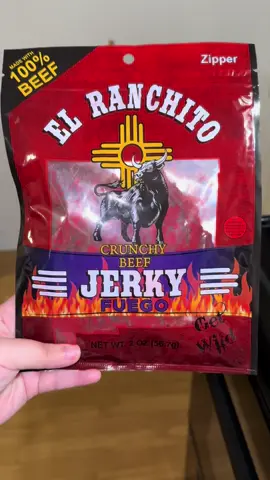 Sooooo gooddddd!!!! #elranchitojerky #beefjerky #crunchybeefjerky #Foodie #creatorsearchinsights #tiktokmademebuyit #viraltiktok 