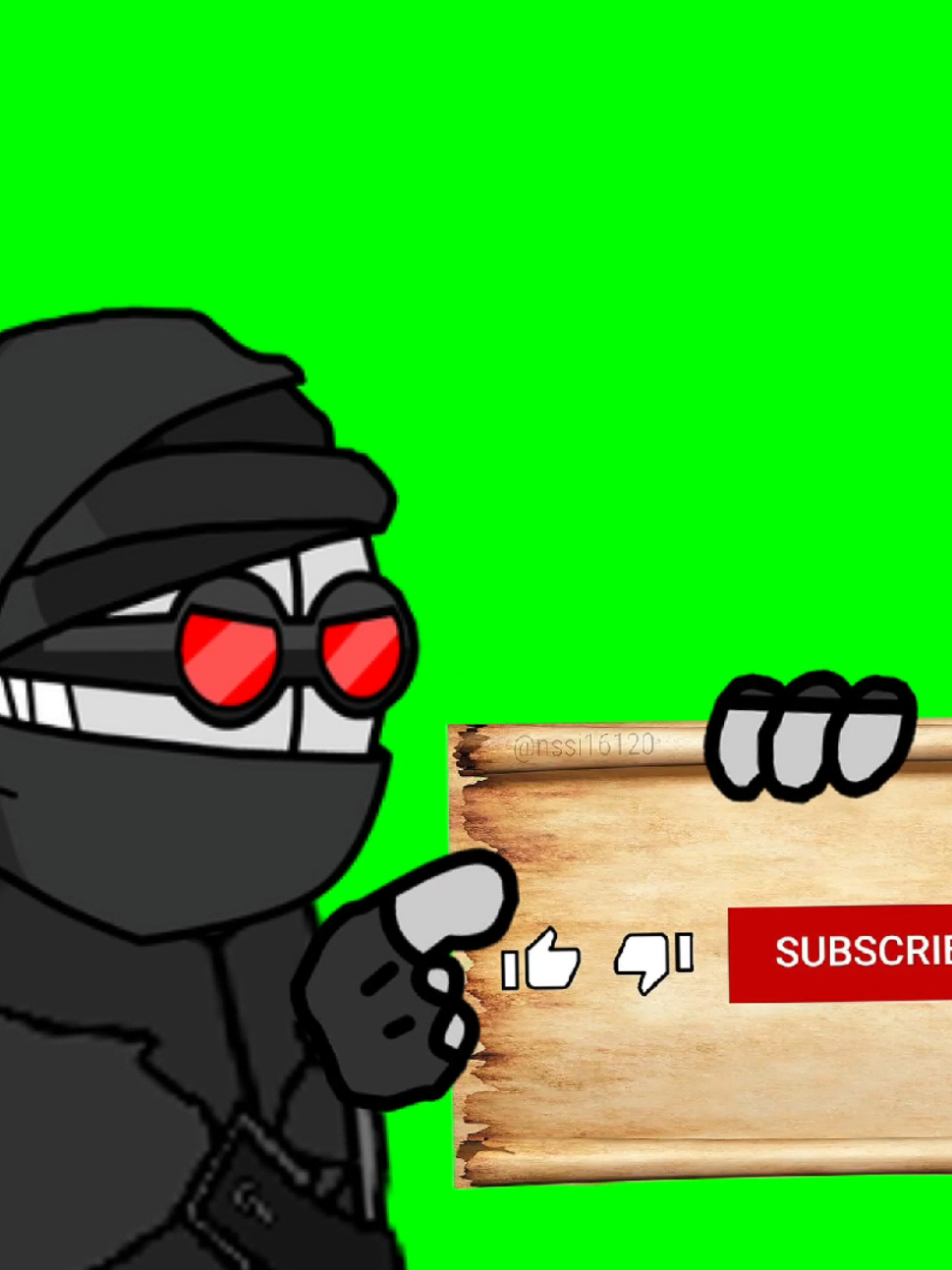 Hank like and subscribe green screen... #madnesscombat #hankjwimbleton #fyp #helloneighbor #trending #memes #animation 