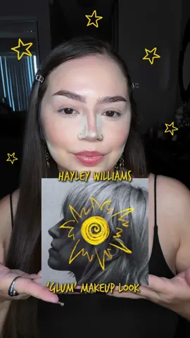 hayley williams ‘glum’ cover art makeup ☀️🌧️  all 17 singles have been on repeat since last week, i swear hayley always knows when to drop when i need it the most and this song feels like a hug that is very much needed. hayley williams the icon & legend that you are <3 - @ColourPop Cosmetics ‘blowin smoke’ palette (code: KATRINA) @about-face beauty ‘taxi driver’ matte fluid eye paint @Black Moon Cosmetics ‘ashes’ & ’cider’ liquid lipstick @hayley @Good Dye Young #hayleywilliams #ego #glum #makeuptutorial #makeupinspo 