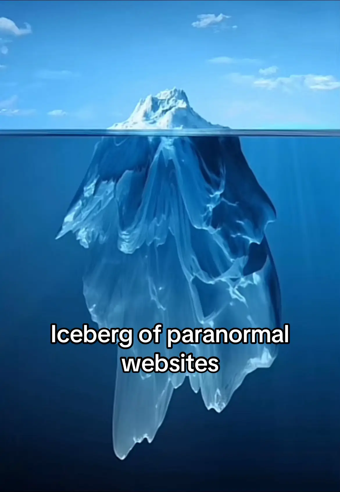 #fyp #iceberg #paranormal #websites #darkweb #foryou #scary 