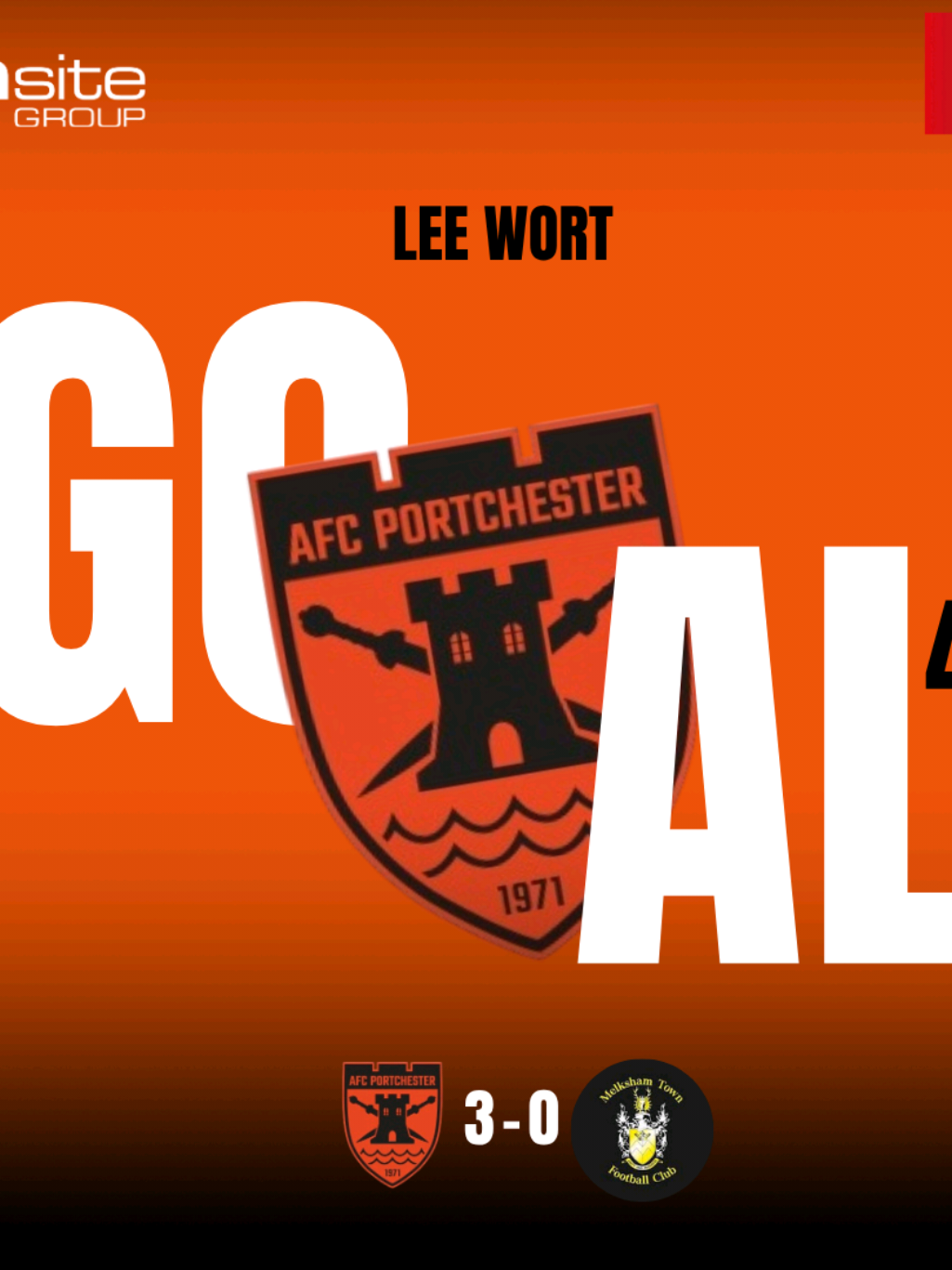 Ladies and gentlemen Mr Lee Wort - what a goal in the @Emirates FA Cup  for AFC Portchester! #emirates #emiratesfacup  #facup #isthmianleague 