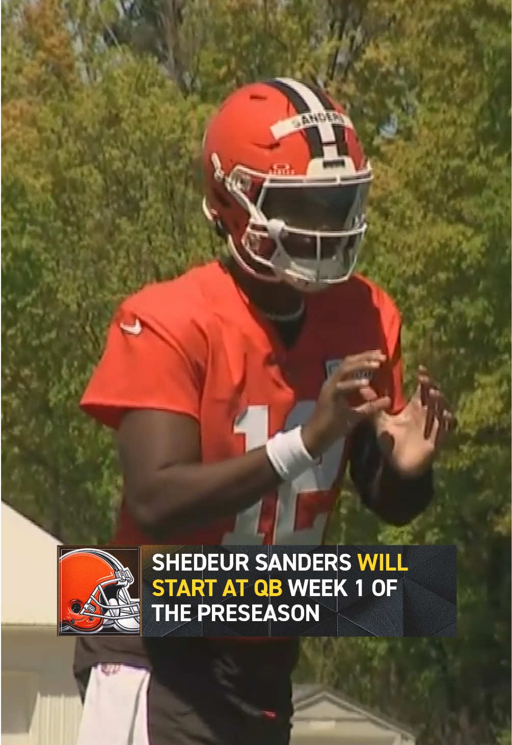 Shedeur Sanders is expected to start Week 1 of the preseason vs the Panthers according to multiple sources #nfl #browns #shedeursanders 