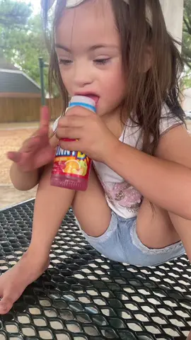 She loves her Sunny D