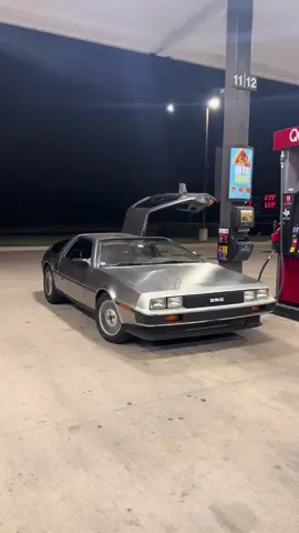 I was only here to pump gas #delorean #backtothefuture #timemachine #cartok #fyp 