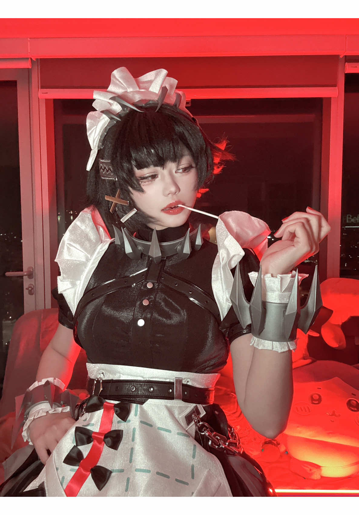 Special Promotion at Maid Cafe ❤️ #zzZ #ellenjoe #zenlesszonezero #zzzcosplay #ellenjoecosplay 