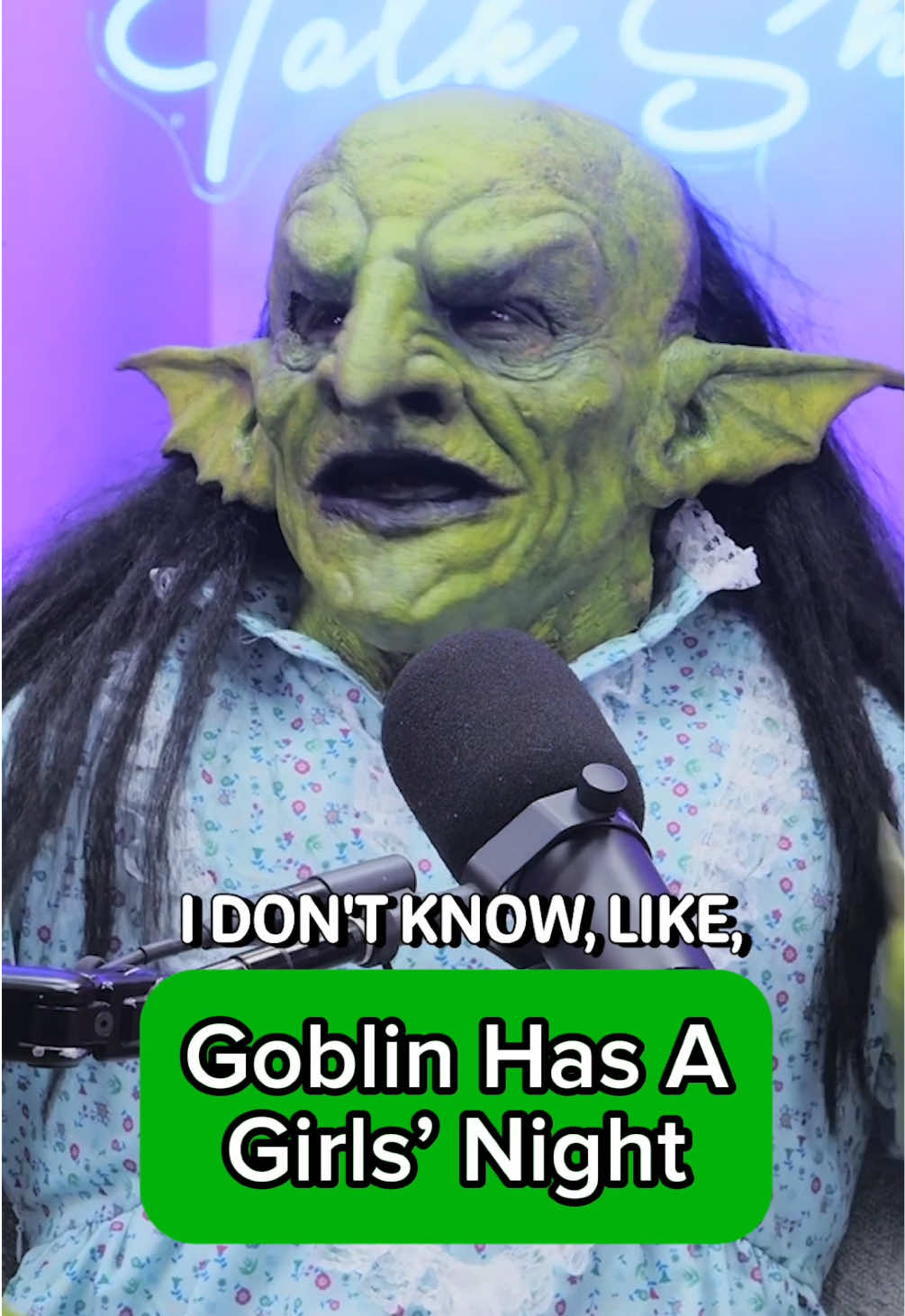 Heartwarming!! This goblin experienced its first ever girls’ night 🥰 New episode of Syd & Olivia Talk Sh*t featuring the fabulous @JohnGoblikon out now wherever you get your podcasts! #goblin #girlsnight