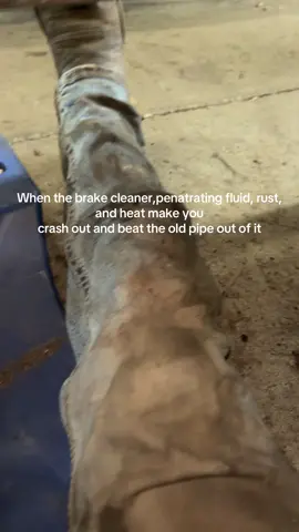 Fuck rusty exhaust pipes😭😭