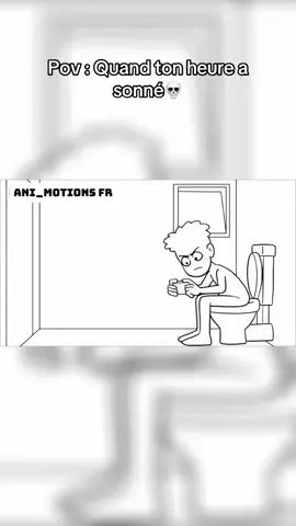 Pov : Quand ton heure a sonné💀 #animation #fyp #humour #sketch #cartoon 