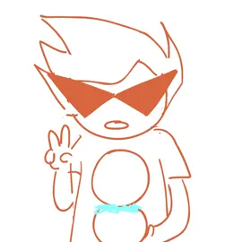 two orange and colgate challenge in the middle lets go #dirkstrider #homestuck 