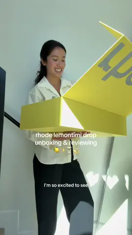 my dream PR package from my favorites @rhode skin @Hailey Bieber 🍋✨🍸 #rhode #rhodelemontinicollection #unboxing 