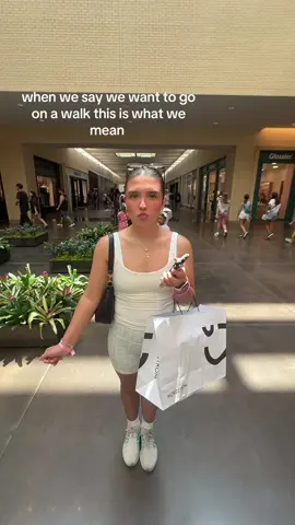 we planned a 9 mile walk but went to the mall instead 💁‍♀️ #fyp #shopping 