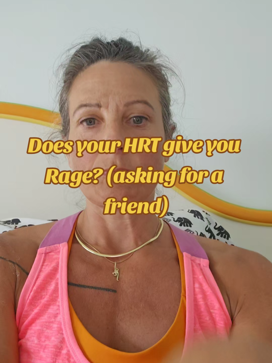 So this is weird, and I was wondering if anyone else out there has experienced this? #progesterone #hrt #hormonetherapy #womenshealth #perimenopause 