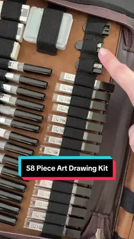 Replying to @Crystal vela fantastic art drawing kit with 58 pieces, micro pens, erasers, mechanical pens and lead refills.  #artproducts  #pencilkit #tiktokshopbacktoschool  #tiktokshopfinds  #tiktokshopcreatorpicks  #creatoricons  #tiktokshopproducts  #backtoschoolshopping 