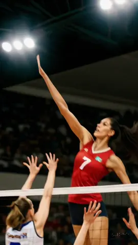 This should be ILLEGAL in volleyball 😳