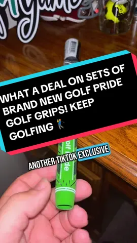 We have a deal here! Less than $40 get you a whole set of brand new golf pride grips! Check out the link, all the colors and sizes! Get you a new set to be in prime shape for the rest of the season! This is a bargain! As always, with new grips, keep golfing 🏌️‍♂️ #golf #game #tiktokshop #freeshipping #golftiktok 