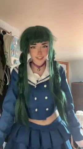 my 8k cosplay came today fr           #danganronpa #danganronpacosplay #danganronpav3 #tenkochabashiracosplay #tenkochabashira 