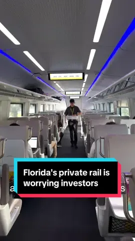 LThe Brightline train in Florida can get you from Miami to Orlando in just three and a half hours. But it's making investors nervous. Take a trip with Anna Kaiser as she explains why. #travel #business #trains #investing