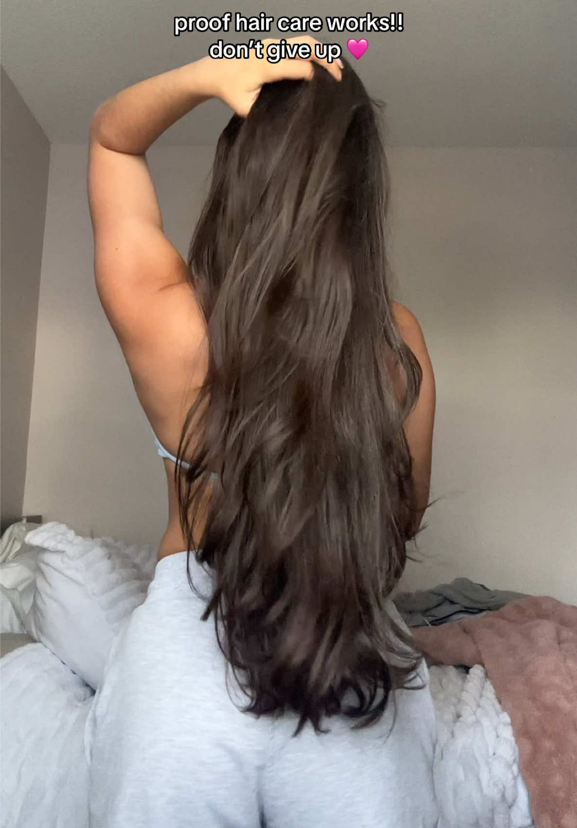 proof hair care workssss you just need to stay consistent 🩷