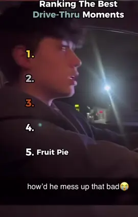RANKING TOP 5 FUNNIEST MOMENTS AT A DRIVE THRU😂😂 #tiktok #funny #foryou #drivethru 