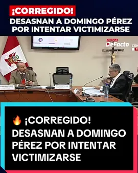 ‼️ CORREGIDO! DESASNAN A DOMINGO PÉREZ POR INTENTAR VICTIMIZARSE. FISCAL IGNORA QUE ART. 97 DE LA CONST. FACULTA AL CONGRESO A INVESTIGAR Y CITAR FUNCIONARIOS. #paratii #virall #fly #Fiscales #Domingoperez #Odebrecht 