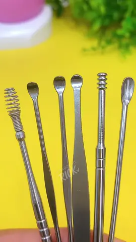 Kit 6 Cotonete Inox Fácil Removedor Limpeza Cera De Ouvido Orelha + Estojo. #creatorsearchinsights 