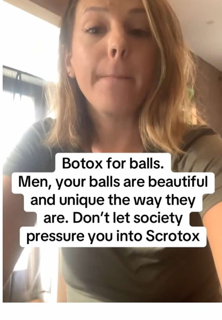I will not just stand idly by and watch Scrotox become a household name. Someone needs to say something. #scrotox #botox #balls #wrinkles #aging #cosmetics 