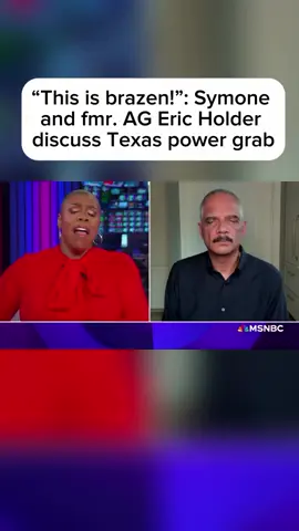 “This is not a Texas problem. This is a national problem.” 🗣️🗣️🗣️ Our chairman, AG Eric Holder, recently joined The Weeknight on @MSNBC to discuss Trump’s power grab in Texas. #texas #breakingnews #democrats #msnbc #BookTok #EduTok 