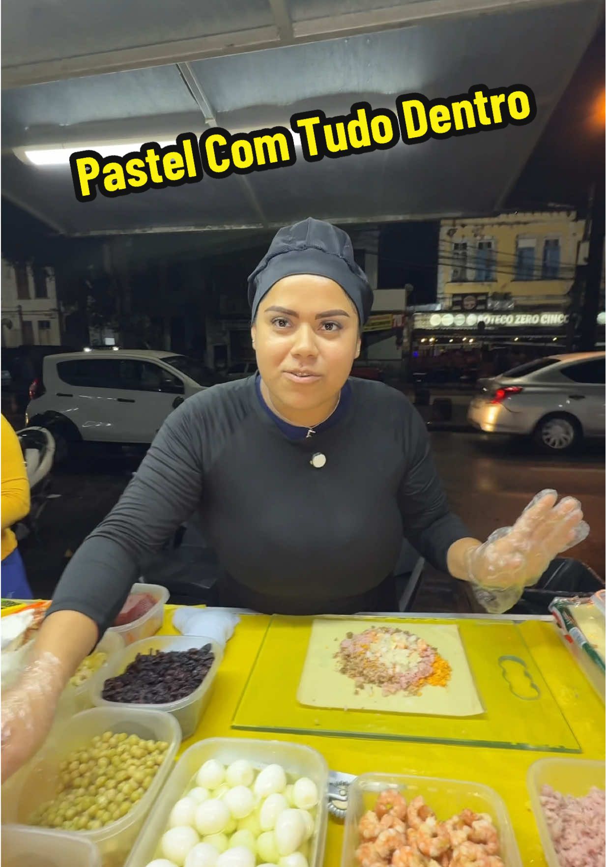 voltei no pastel com tudo dentro • 😋 @PASTEL COM TUDO DENTRO  #fy #fyp #comida #pastel #marechal #explorar 