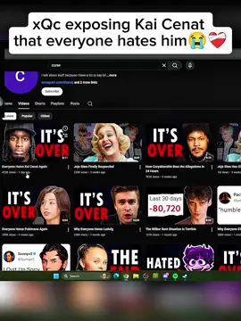 xQc exposing Kai Cenat again❤️‍🩹😭 #xQc #kaicenat #clips #trending #viral #foryou 