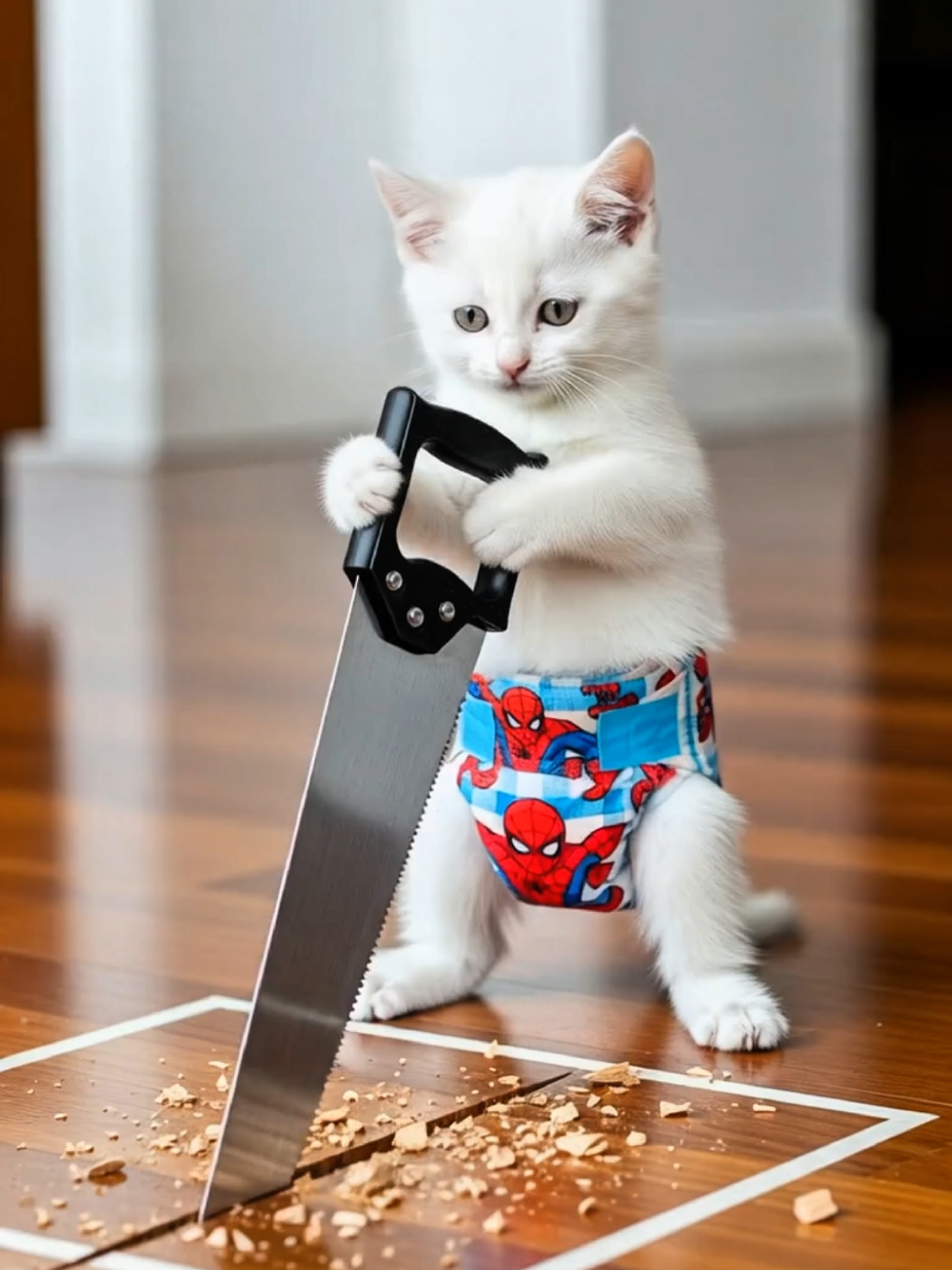 🧶🐾 Cute Cat Story: Life Lesson from Mommy Cat to a Playful Little Cute Cat 🐱💖 #aicat #funnycats #playfulcat #kitten 
