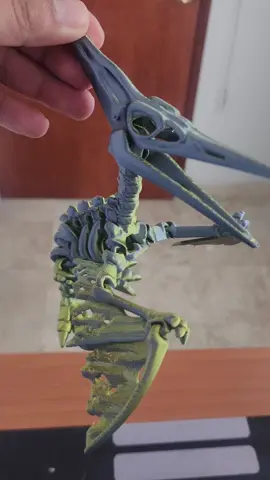pterodactilo articulado impreso en 3d  #jurassicpark #dinosaurios #3dprinting #3d #terodactilo 