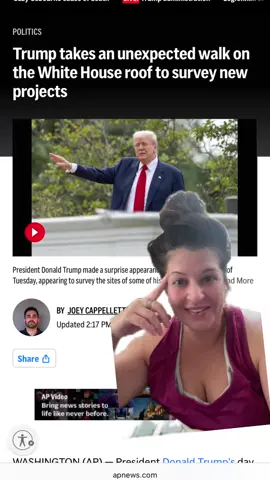 #greenscreen #trumpsontheroof but I’m sure it’ll be “fine” 