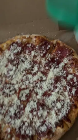 Before I even eat it! #fyp #pizza #parmaseancheese sprinkles are a must!! 