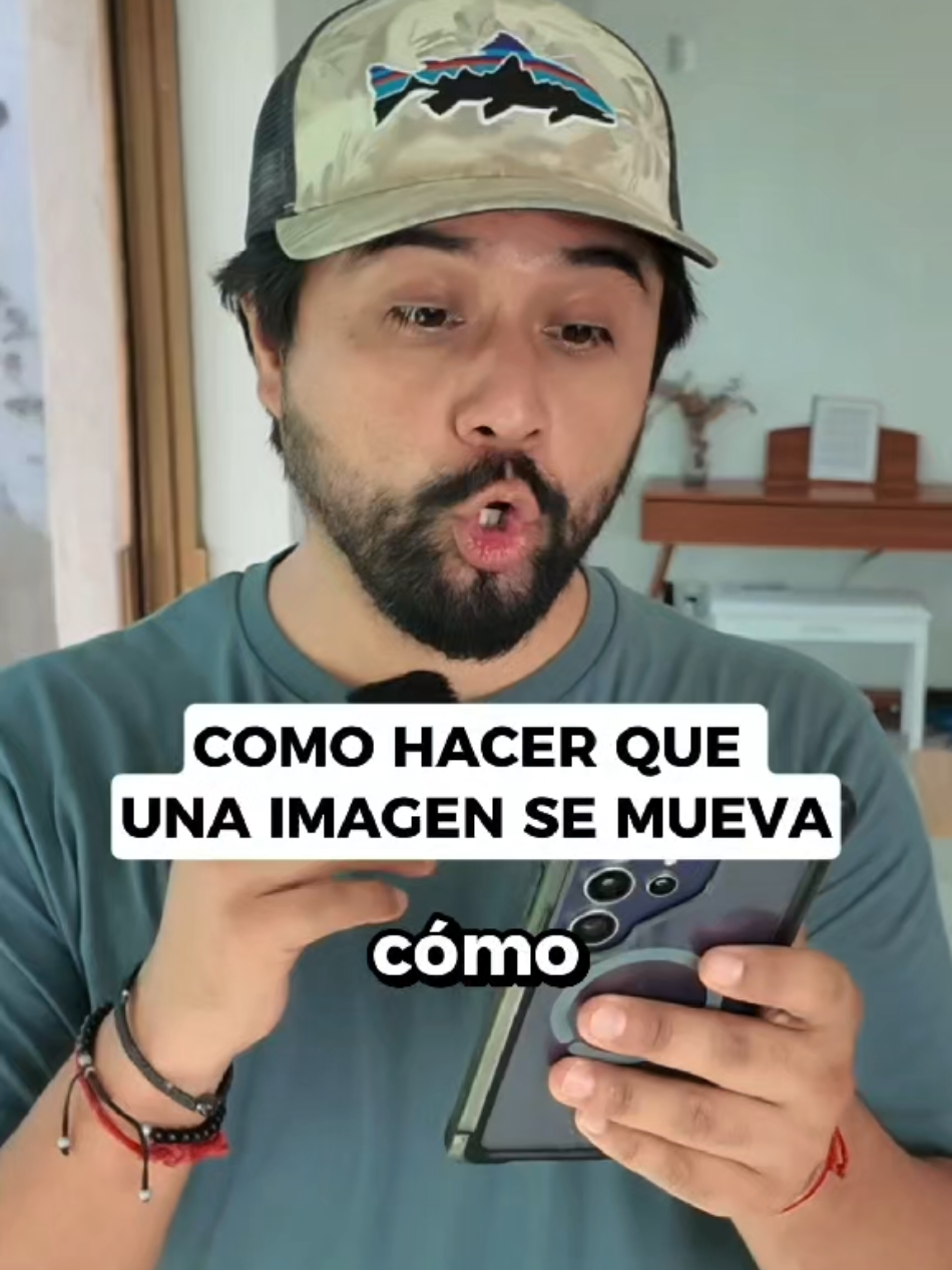 Cómo hacer que una imagen se mueva 😮 #creaciondecontenido #tiktoktips #edicion #capcut #teamwork 