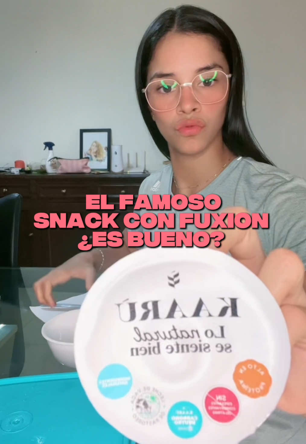 El famoso snack de fuxion con yogur sin azúcar, será rico?  Pruebalo! #USA #salud #nutricion 