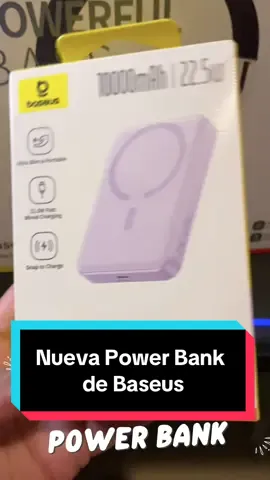 Me acaba de llegar la nueva power bank de @Baseus ES funciona de maravilla 🤩 buen producto, buena calidad como cada uno de los productos de Baseus. Cuenta con carga rápida de 10000 Mah y 22’5 W, carga rápida magnética, pequeña y cómoda para llevar. Después de probarla puedo decir que 100% recomendado 🙌 #fypシ #viral #parati #accesorios #baseus #tiktokshop #GamerGirl #componentes #powerbank #nuevo #auriculares #streamer #auricularesgamers #productos #unboxingvideo 
