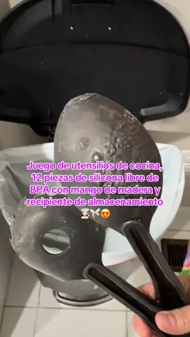 Disponible en más colores 🍴🥄 hagan click al carrito si quieren los suyos 🍴🧚🏻‍♀️😍💕👩🏻‍🍳 #siliconeutensilsset #viraltiktok #tiktokshop #fyp #paratiiiiiiiiiiiiiiiiiiiiiiiiiiiiiii 