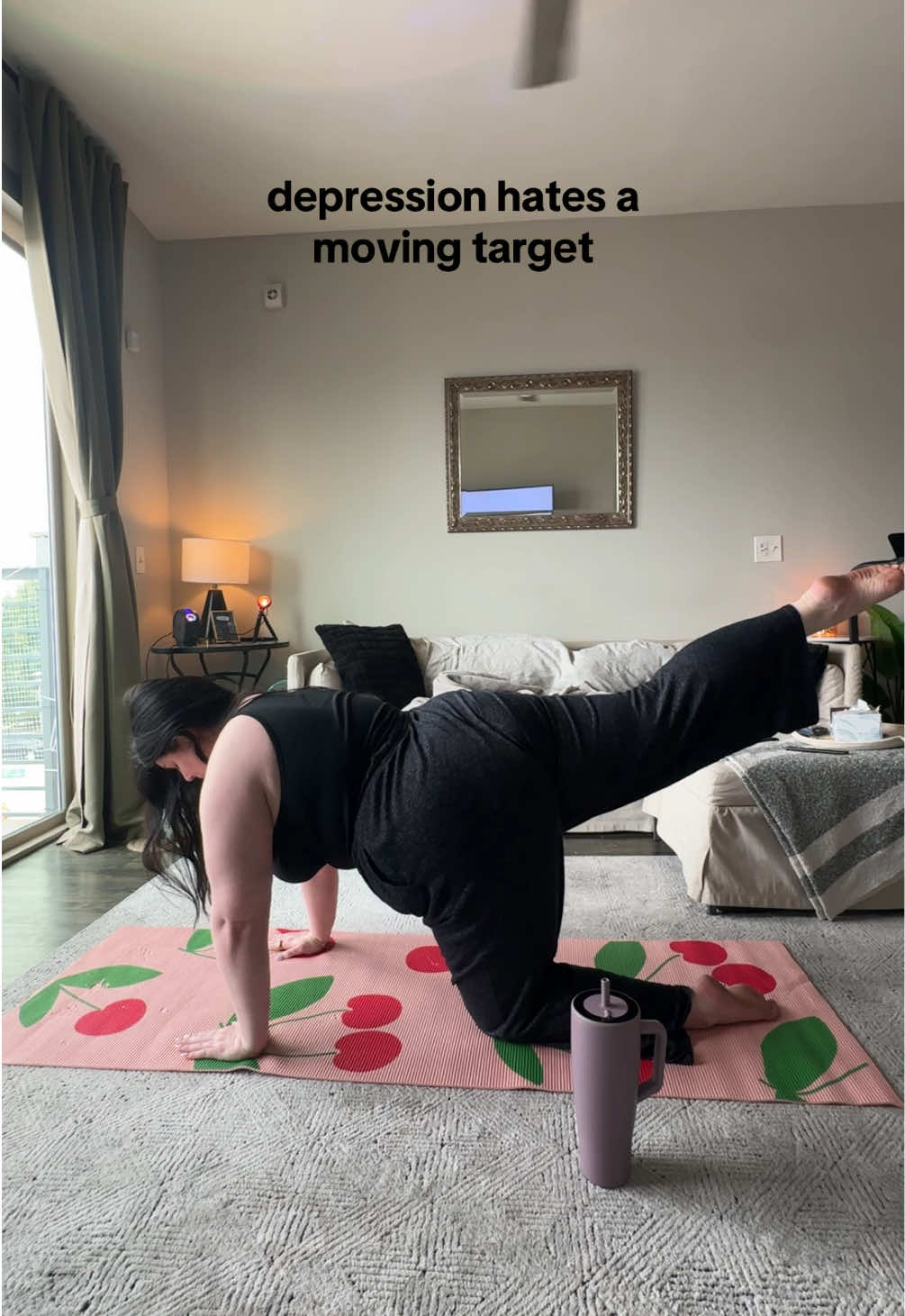 movement is medicine🩷#moveyourbody #movementismedicine #homeworkout #mentalhealthtiktoks 