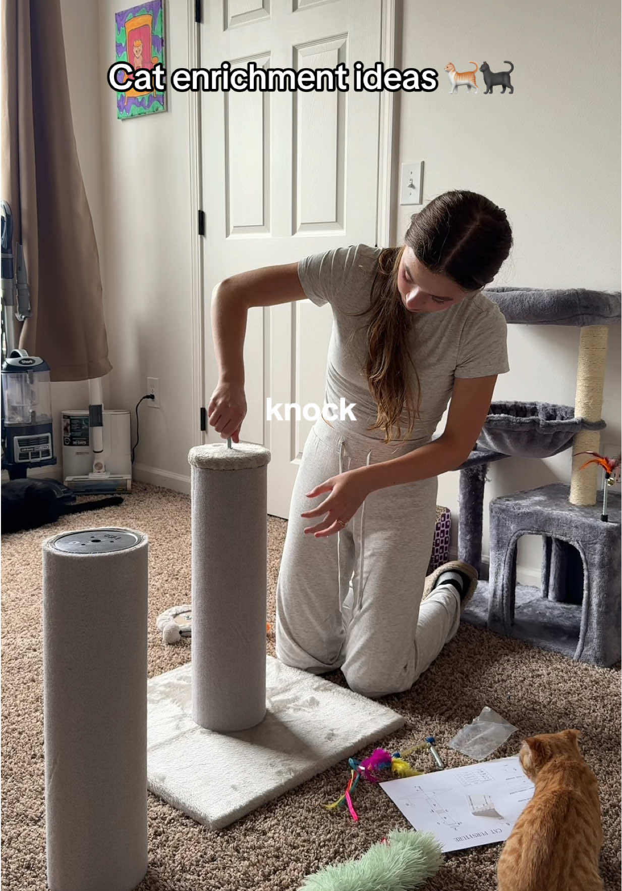 This XL scratching post is our girl Jasmine’s favorite for sure! If your cat loves to scratch & climb, this is a must have!! #creatorsearchinsights #catsoftiktok #kittensoftiktok #catenrichment #scratchingpost #cattoys #enrichment #tiktokshopbacktoschool #tiktokshopcreatorpicks 