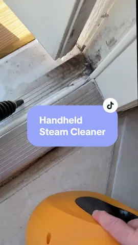 How has this made me obsessed with cleaning? 🧽 🧼 💨 #steamer #handheldsteamcleaner #steamcleaning #handheldsteamer #CleanTok