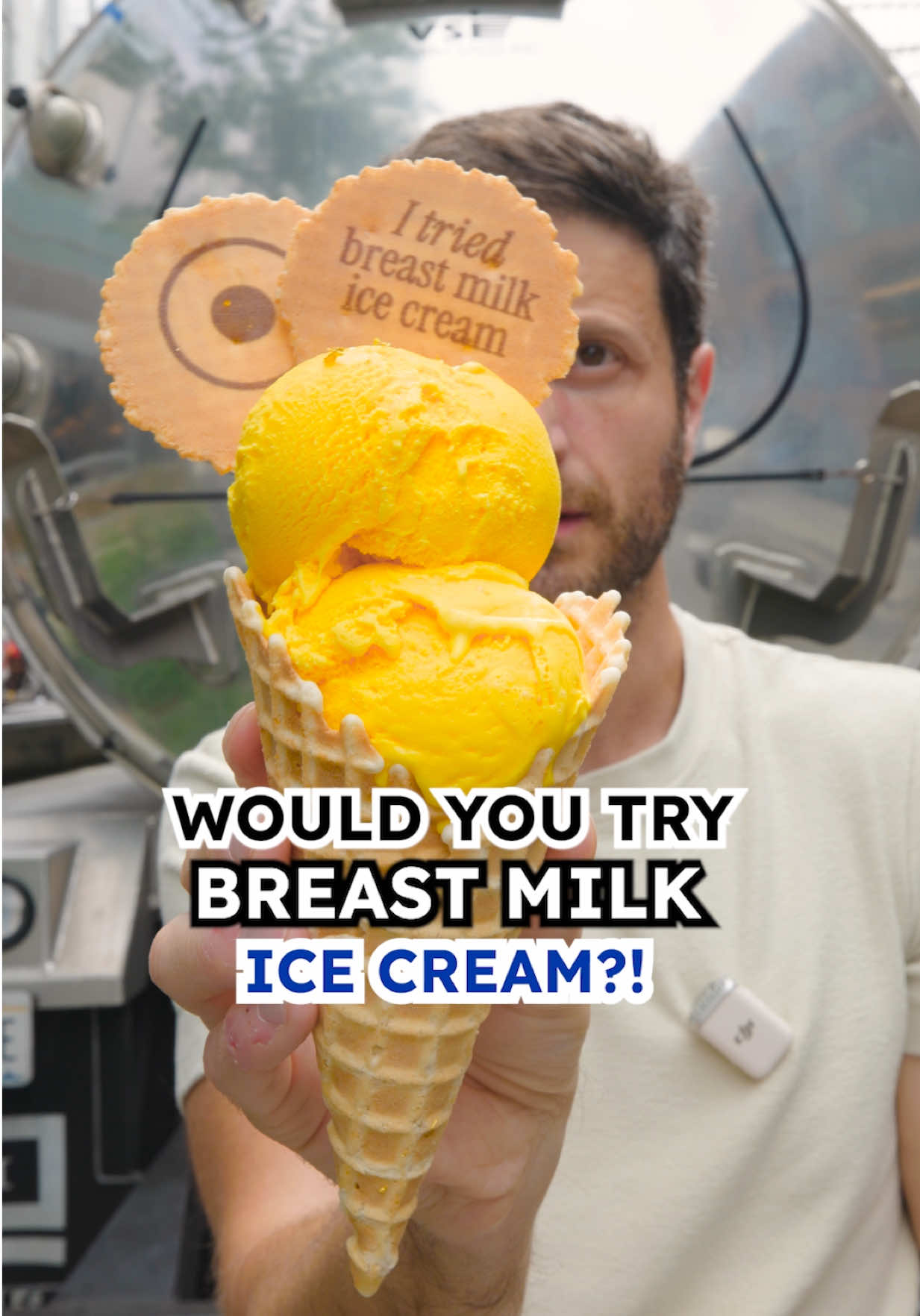 are we giving it a shot?  I'm trying the Frida x odd fellows breast milk ice cream pop up