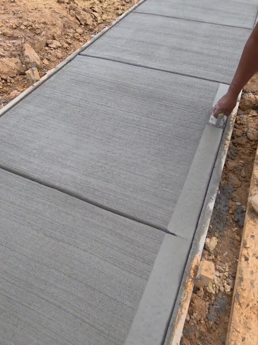 banqueta concreto.