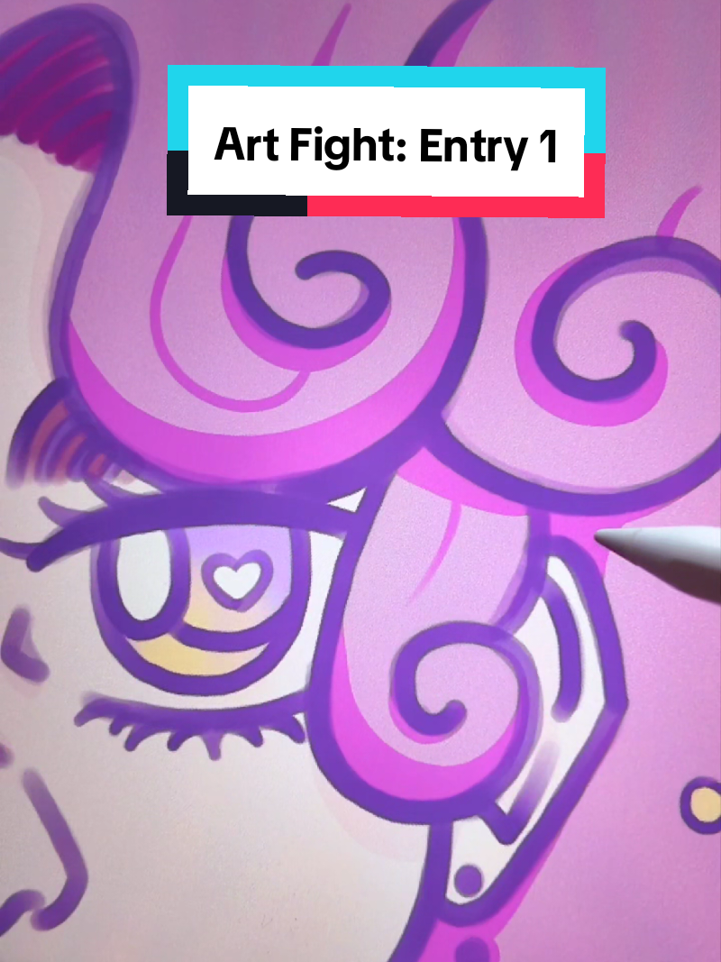 Art Fight: Entry 1 🎀 The character is Aetheriea created by the user Aetheriea! I absolutely loved her color palette & how pastely she is, so I had to try my hand at recreating her in my painterly style 💘 #art #artist #arttok #artistsoftiktok #drawing #digitalart #digitalillustration #digitaldrawing #procreate #artfight 