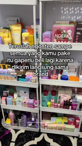 Skincare makeup bodycare aman gak perlu beli yang ada malah dikasih fee pula sama brand 🥰💃 #affiliatemarketing #affiliatetiktok #beautycontentcreator #contentcreator #sampelgratis 