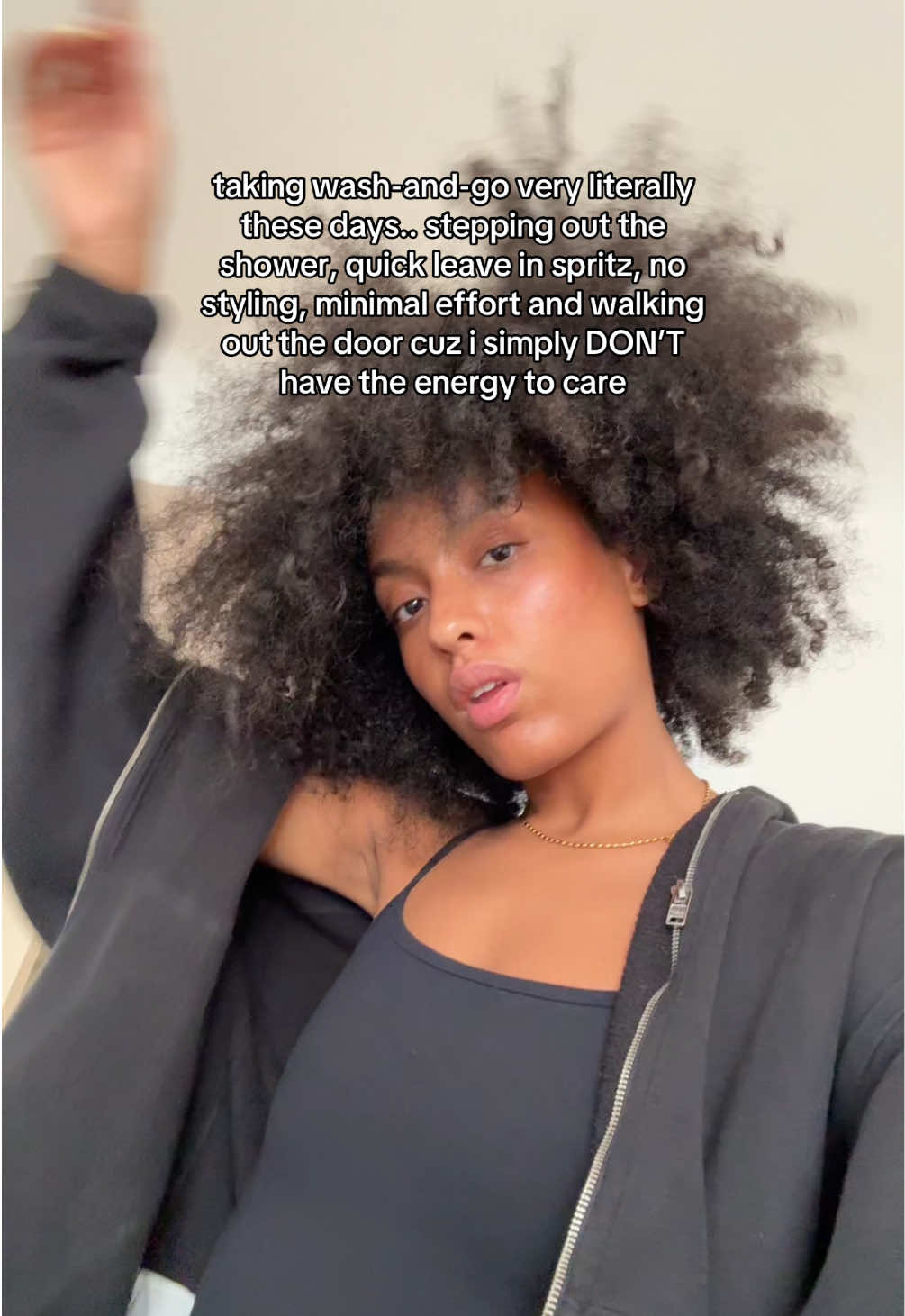 I’m tired of doing my hair every day #curlyhair  