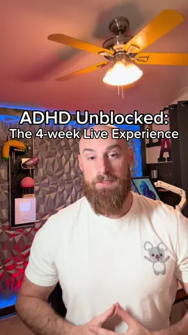 ADHD Unblocked: The 4-week Live Experience begins in 2 DAYS! Hope to see you there! #adhd 