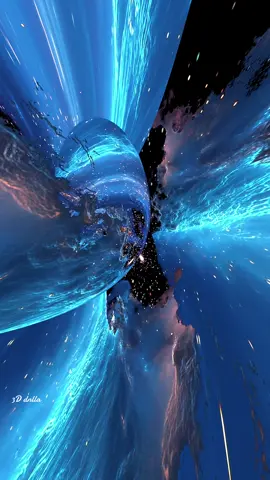Deep Blue Galaxy _ A Hypnotic Space Loop — Original Animation in Blender 3D #blender3d #visualrelaxation #cosmicloop #spaceart #relaxingvideo  