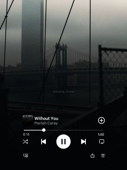 Without You #mariahcarey #withoutyou #lovesongs #lyrics_songs 
