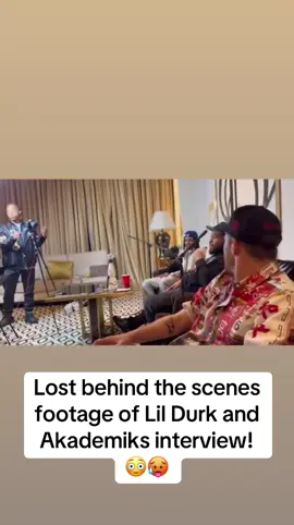 Lil Durk Interview with Akademiks behind the scenes spilling tea! #lildurk #akademiks #interview #behindthescenes #otf #explore #fy #explorepage #viralvideo 